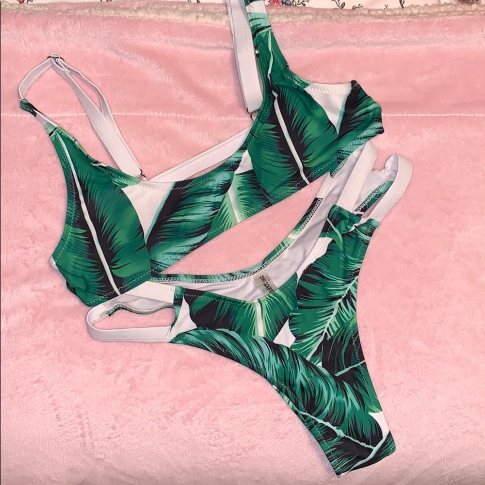 Green Leaf 2-piece Bikini